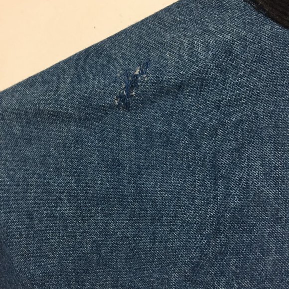 VINTAGE NEW DIRECTIONS EMBROIDERED DENIM BLOUSES SIZE S - Picture 5 of 6